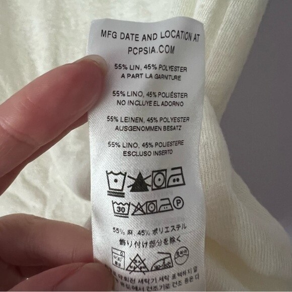 🍉 Patagonia Mount Airy Scoop Tee Linen Small - Picture 8 of 12